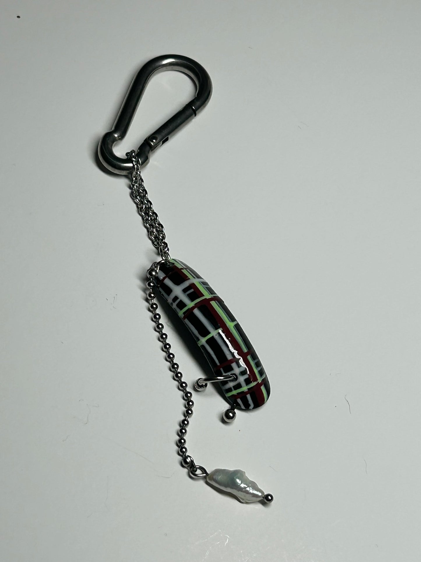 Tartan bag charm (1)