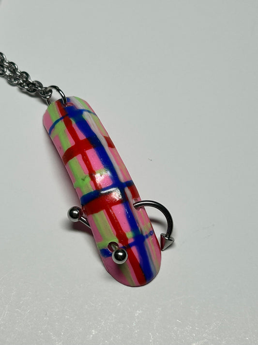 Tartan bag charm (9)