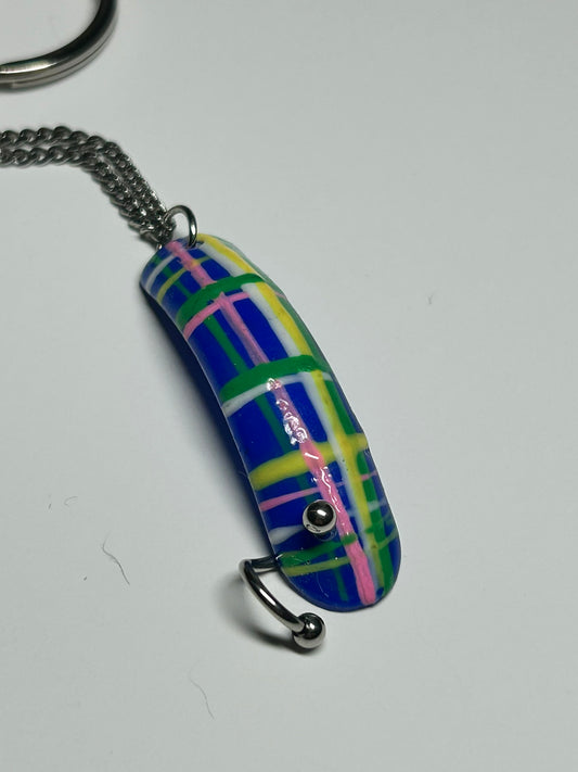 Tartan bag charm (7)