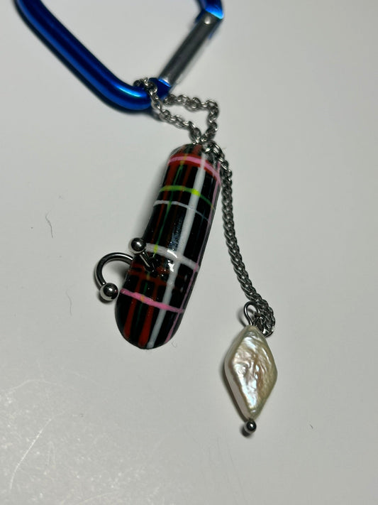 Tartan bag charm (2)