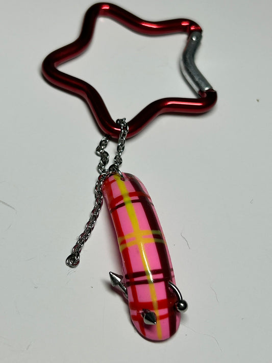 Tartan bag charm (6)