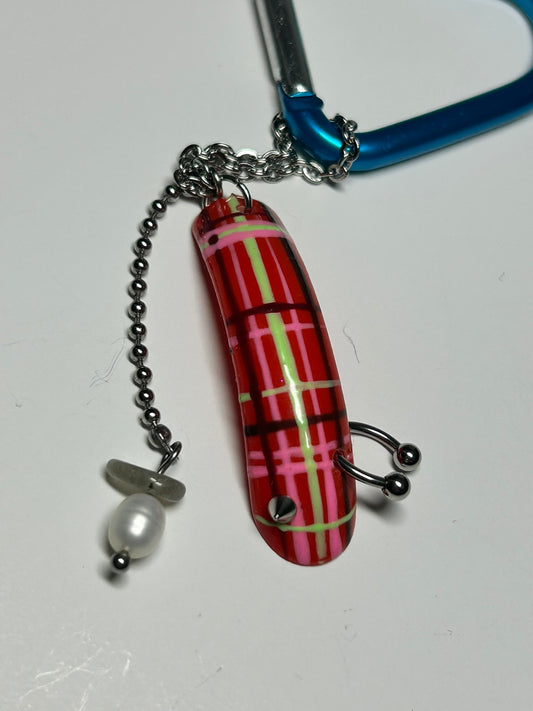 Tartan bag charm (4)